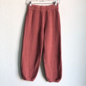 Free People FP Beach Hailee Sweater Pants Rust Ankle XS OB1818301